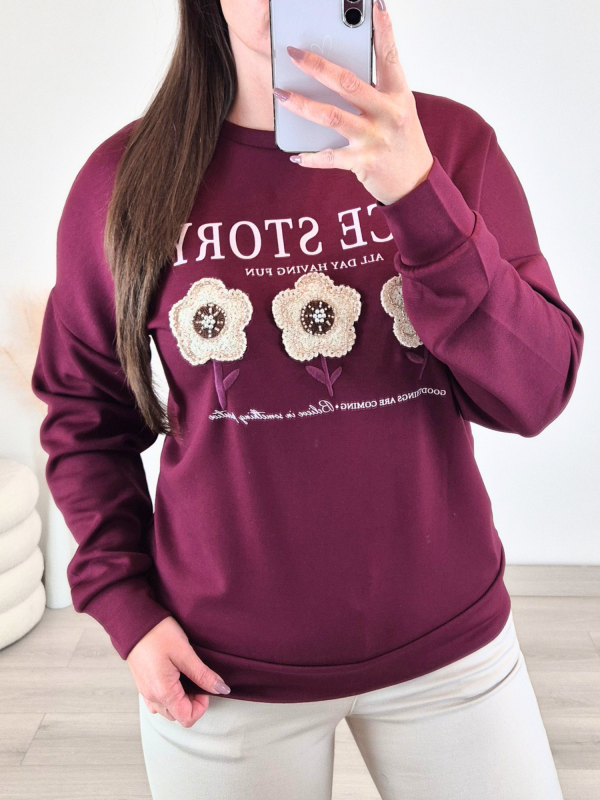 PULOVER 6167 BORDO