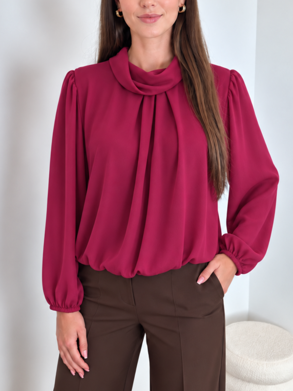 BLUZA 25001 BORDO
