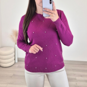 PULOVER 55216 VIJOLA