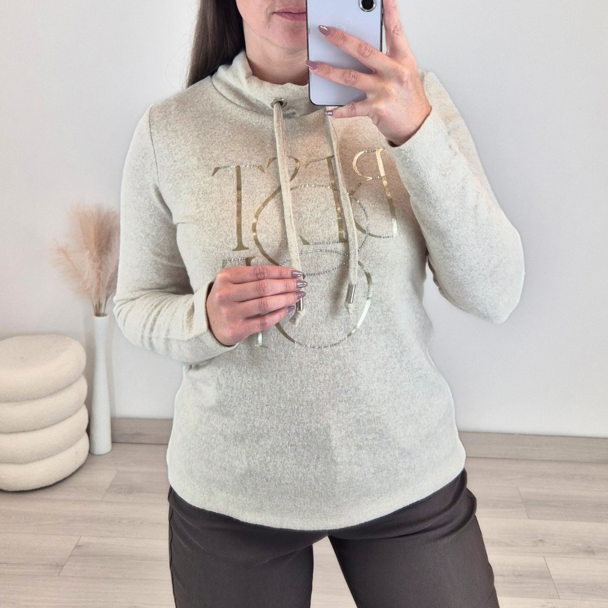 PULOVER 52903 BEŽ