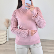PULOVER 55209 ROZA