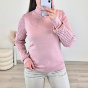 PULOVER 55209 ROZA