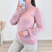 PULOVER 55209 ROZA