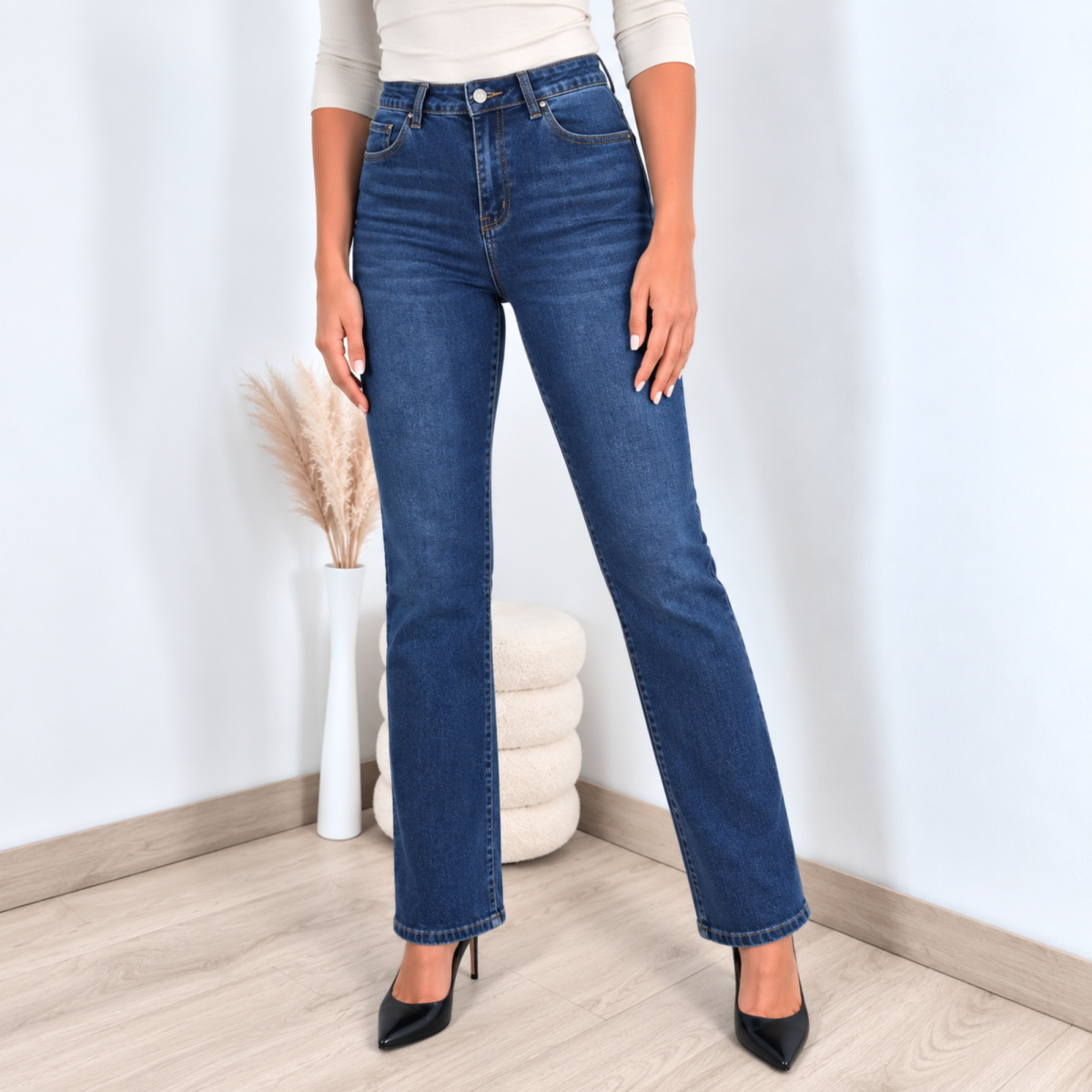 PUSH UP JEANS HLAČE F7710